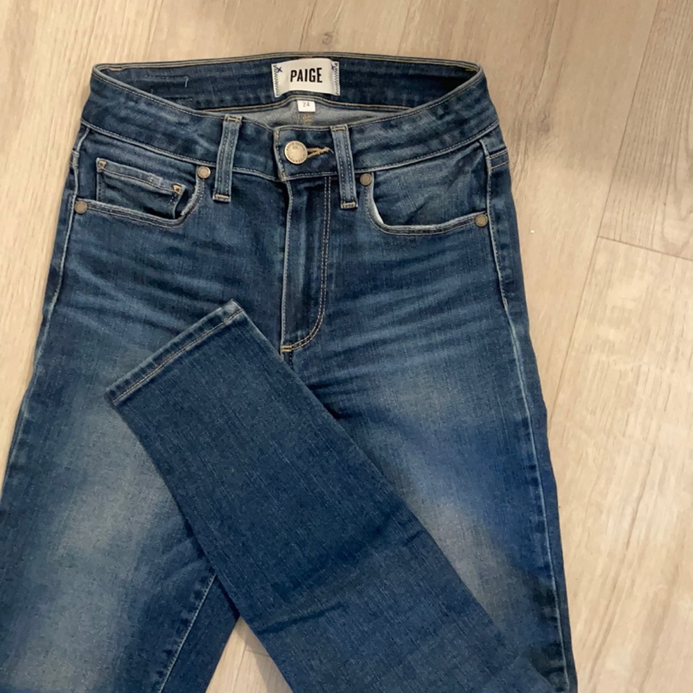 Paige skinny jeans, size 24